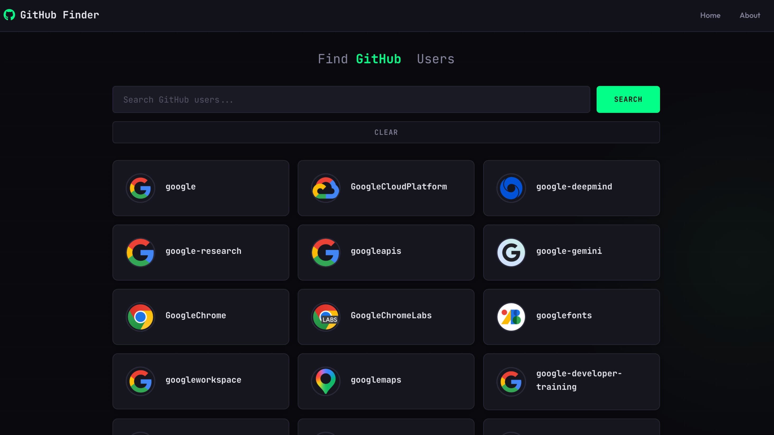 Github Finder